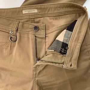 Burberry stretfield straight leg pants🍊